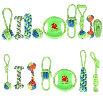 

Pet Toys Dog Toys Environmental Protection Cotton Rope A Molar Tooth Cleaning Ropes Dog Toys Pet Accessorie