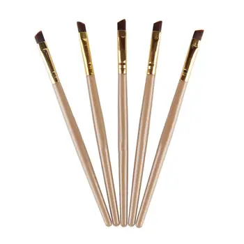 

Women Make Up Tool - Slanted Head Eyebrow Brush Aluminium Tube Nylon Hair Makeup Brush