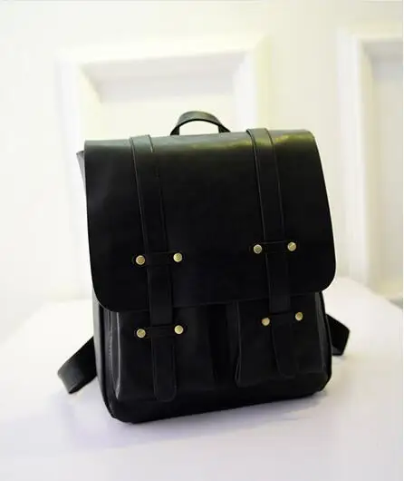 Винтажный Мужской рюкзак из искусственной кожи для колледжа, школьный ранец для студентов, роскошная брендовая сумка для ноутбука, Женский ранец, дорожные сумки