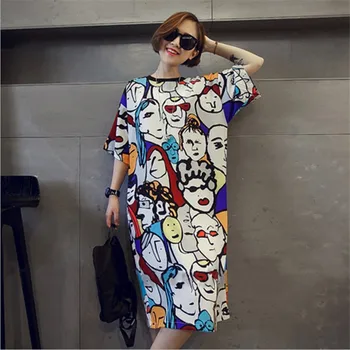 

Jeseca Plus Size Women Nightgowns Sleepwear Cartoon Cute Girls Lovely Nightwear O-neck Short Sleeve Home Wear Sleepshirts Gifts