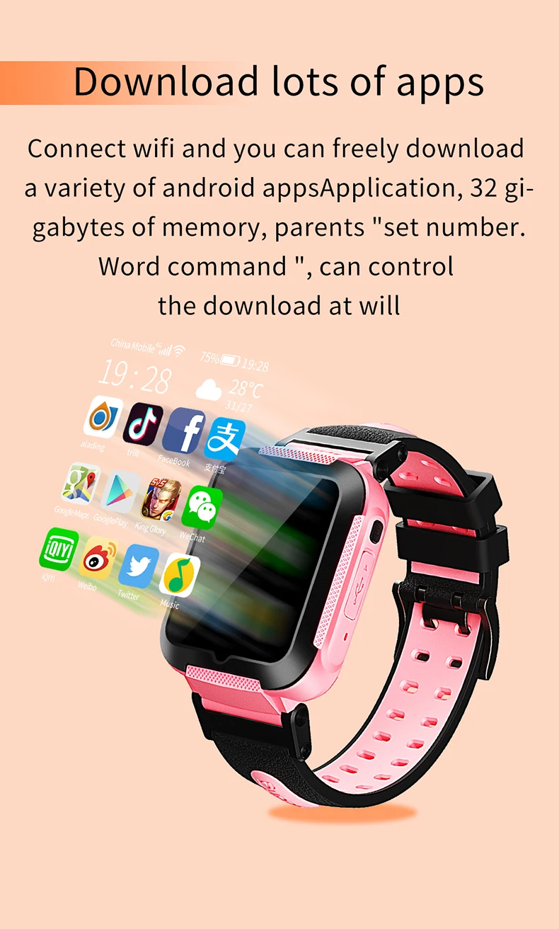 Новейшие Детские Смарт-часы E7 2G E7 4G, gps, Wi-Fi, отслеживание голосовых и видео звонков, чат, шагомер, Messgae Push, для мальчиков и девочек, студентов