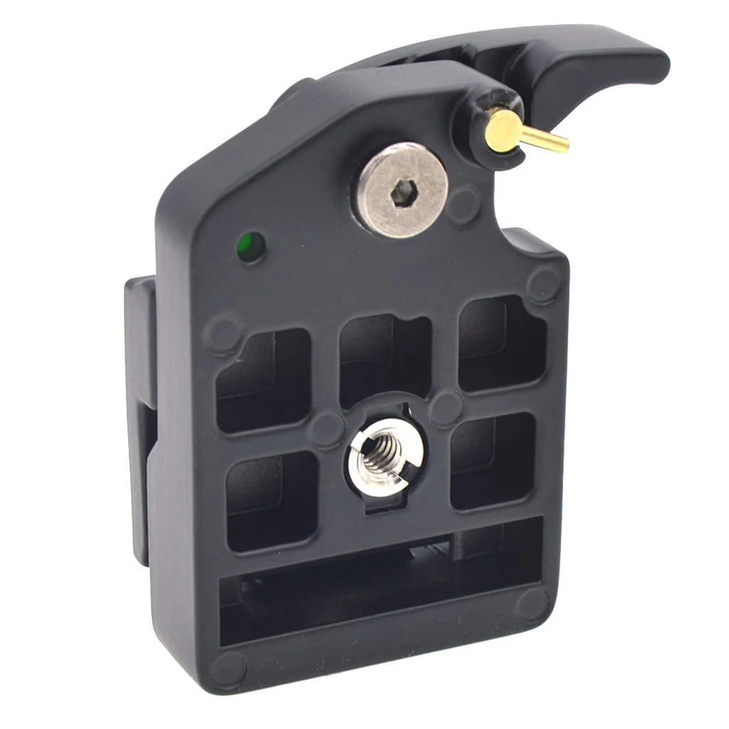 Black Camera 323 Quick Release Plate With Adapter (200PL-14) For 