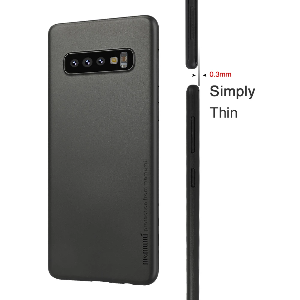 Memumi чехол для samsung-S10/S10e/S10 Plus, Жесткий Чехол, ультратонкий ПП 0,3 мм матовый тонкий чехол для Galaxy-s10 plus
