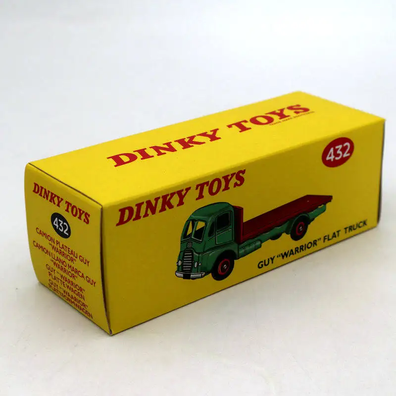 Atlas Dinky toys 432 Плоская тележка Guy Warrior литая под давлением коллекция моделей Авто