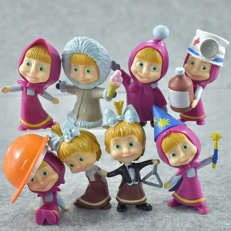 masha and the bear figures