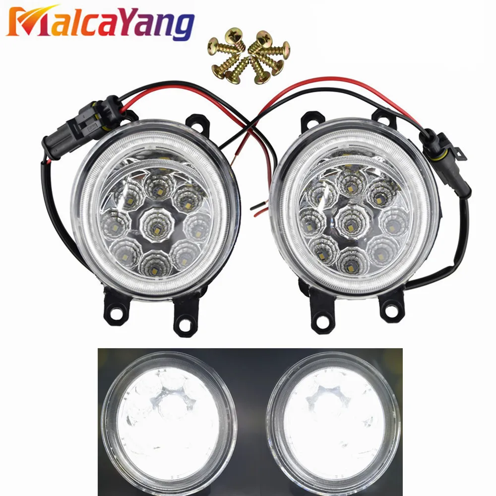 2 шт. светодиодный противотуманный светильник Angel Eye с объективом для Toyota Camry XV40 2006