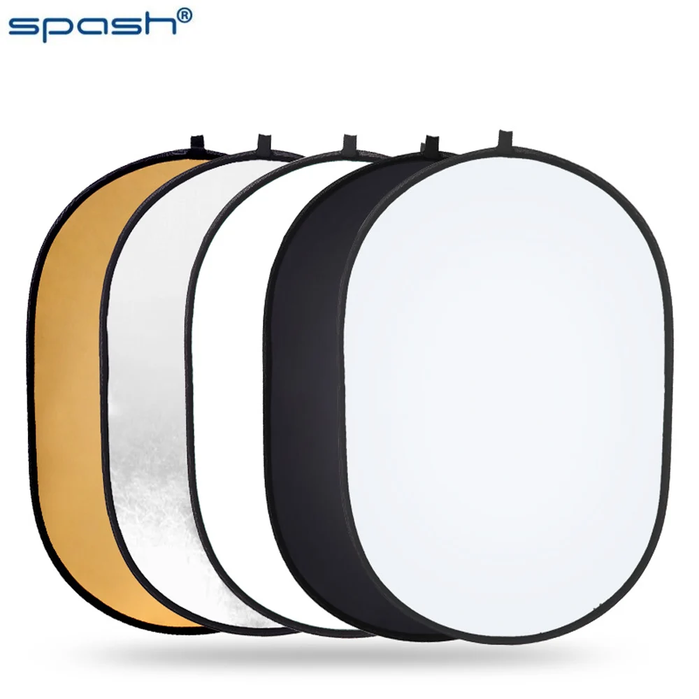 SPASH 60x90cm Oval Reflector Portable Photography Studio Photo