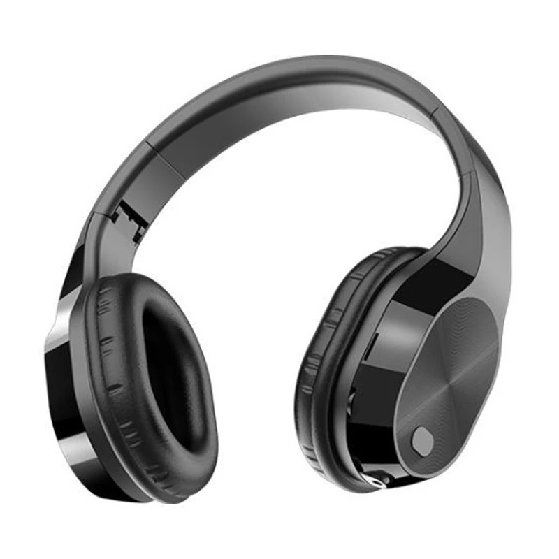 T5 Wireless Headphones Active Noise Cancelling Bluetooth Headphones 9D Stereo Music Headsets with Mic TF Card