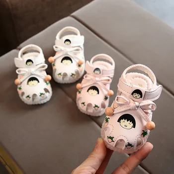 

Children Shoes Kids Girls Summer Sweet Cute Bowknot Dance Princess Shoes Baby Girls Soft Bottom Casual Toddler Shoes D376