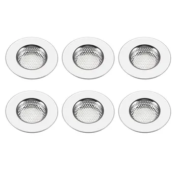 

uxcell 6 Pcs Kitchen Sink Garbage Strainer, 1.57 Inches Stainless Steel Sink Disposal