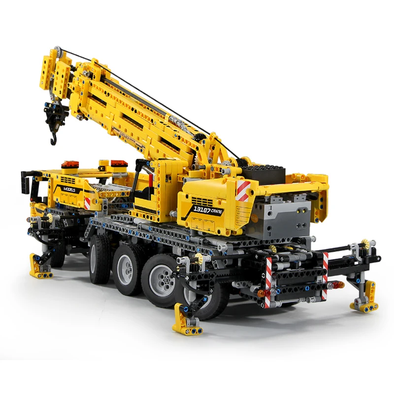 Technic Series мобильный кран с двигателем модель MK детские развивающие строительные