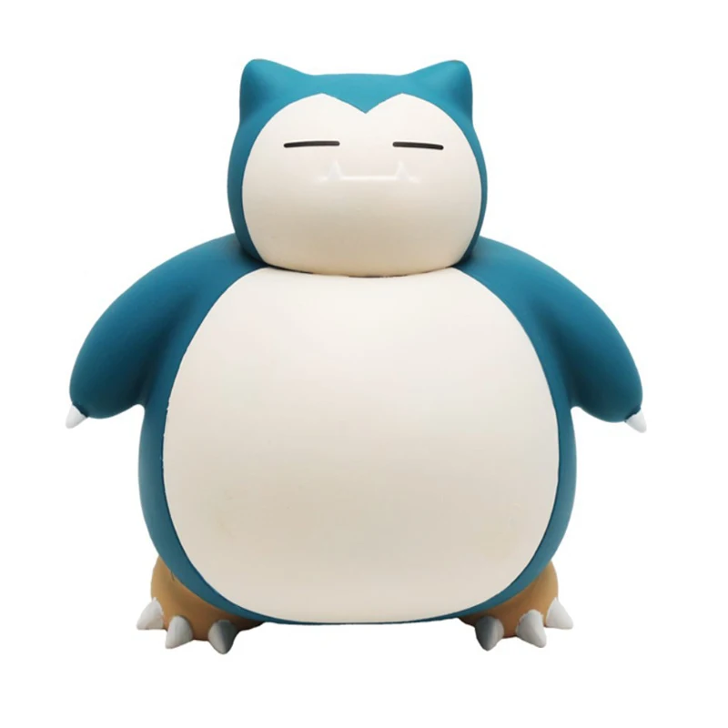 Snorlax Карманный денежный ящик Монстры Фигурки Коллекция монет Модель Копилка японского Аниме Коллекция отаку подарки для детей