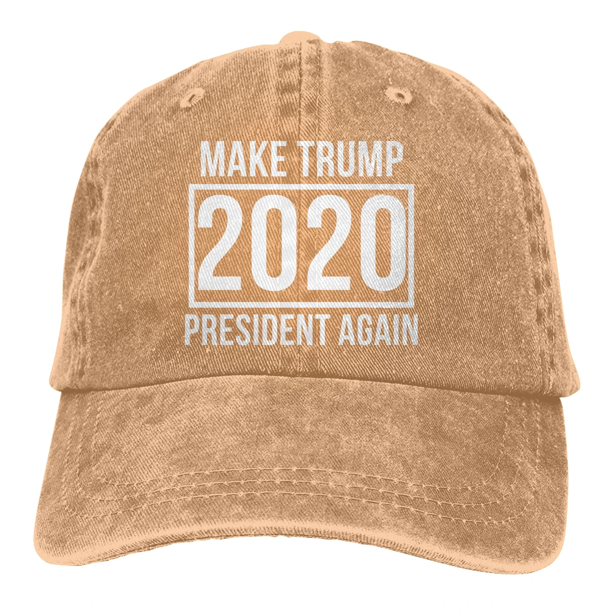 Make Trump, новинка года, Черная мужская и женская джинсовая бейсболка, Регулируемая Кепка для гольфа - Цвет: Хаки