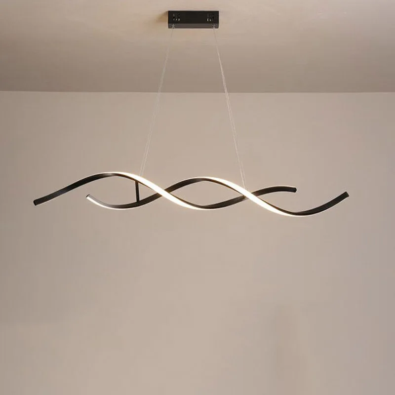 Black/White New Modern Led Pendant Lights Living Room BedRoom Hanging For Restaurant Kitchen Lamps Ac110-220V | Лампы и освещение