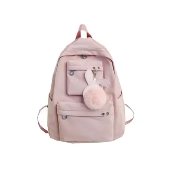 

Canvas Backpack School Bag Casual College Daypack Rucksack for Teenager Girls
