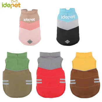 

Idepet Winter Dog Clothes For Small Dogs Reflective Safe Design Warm Pet Coat Jacket For Large Puppy French Chihuahua Outfits 50