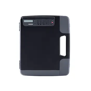 

Portable A4 Files Document Clipboard Storage Case Organizer with Calculator Multifunctional Holder Office Supply