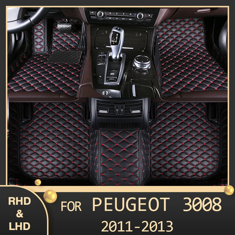 Автомобильные коврики MIDOON для Peugeot 3008 2011 2012 2013 под заказ автомобильные накладки