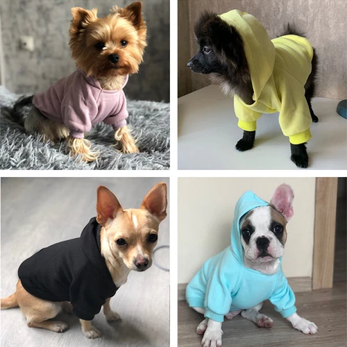 새로운 겨울 개 옷 순수한 디자인 고양이 개 까마귀 가을 겨울 개 코트 재킷 강아지 치와와 애완 동물 의류, 개 옷 퍼그 2