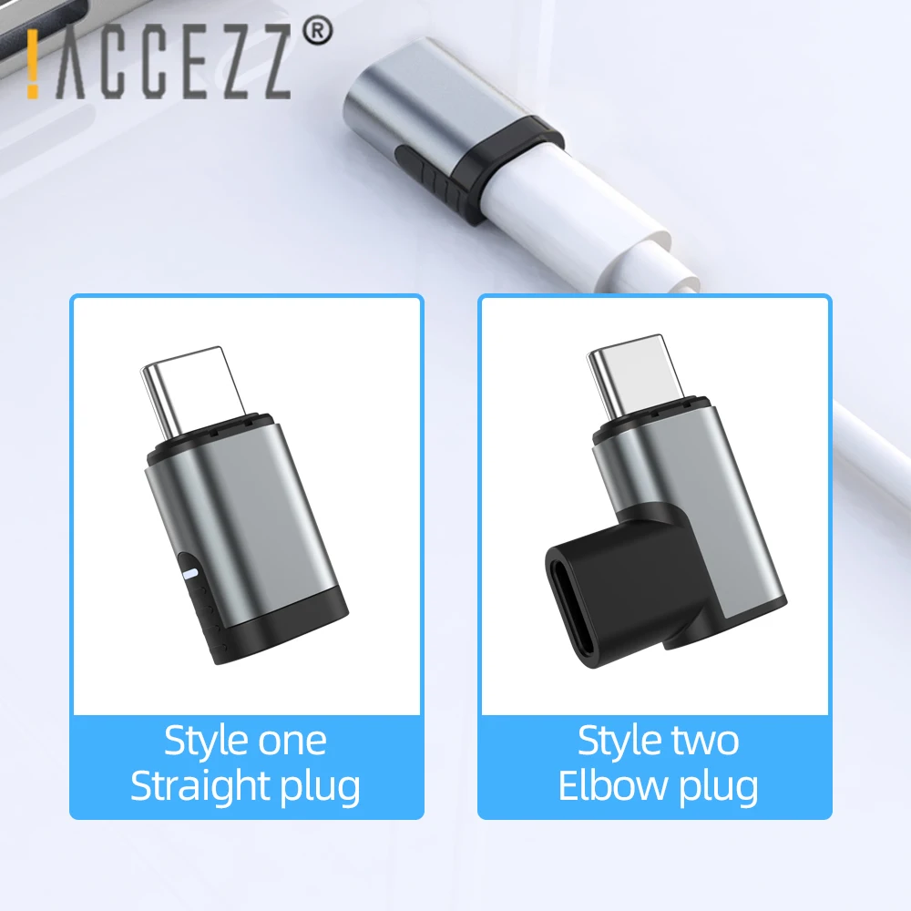 ! 24 контактный Магнитный адаптер ACCEZZ Тип C 100 Вт USB 3 1 4K видео Быстрая зарядка 10Gbp/s