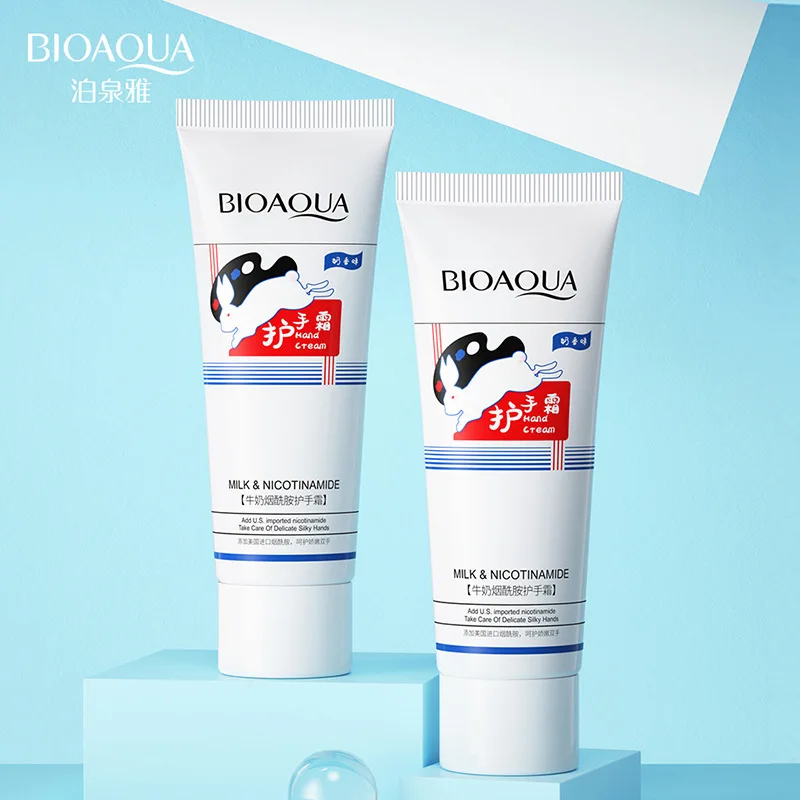 Молочный Niacinamide крем для рук увлажняющий красивый Мягкий Гладкий нежный уход за