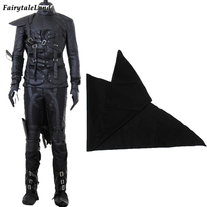 Men's Halloween Costume | Game Thief Cosplay | Fancy Thief Hero 4 Garrett Black Suit image 5