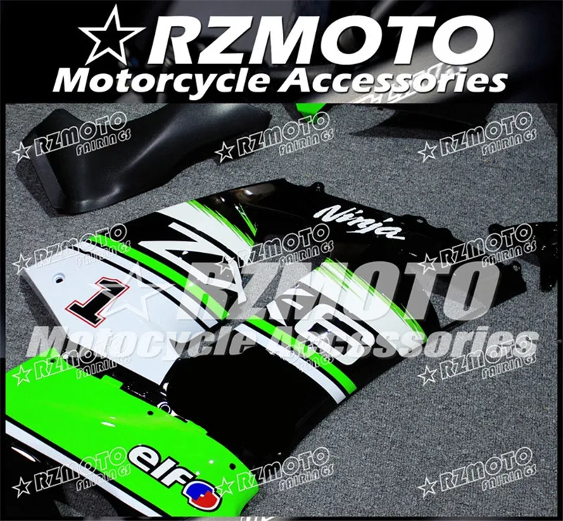 Мотоциклетный обтекатель abs Подходит для Kawasaki ZX6R 636 ZX-6R 2005 2006 корпусные детали пресс-форм Магазин № 0336