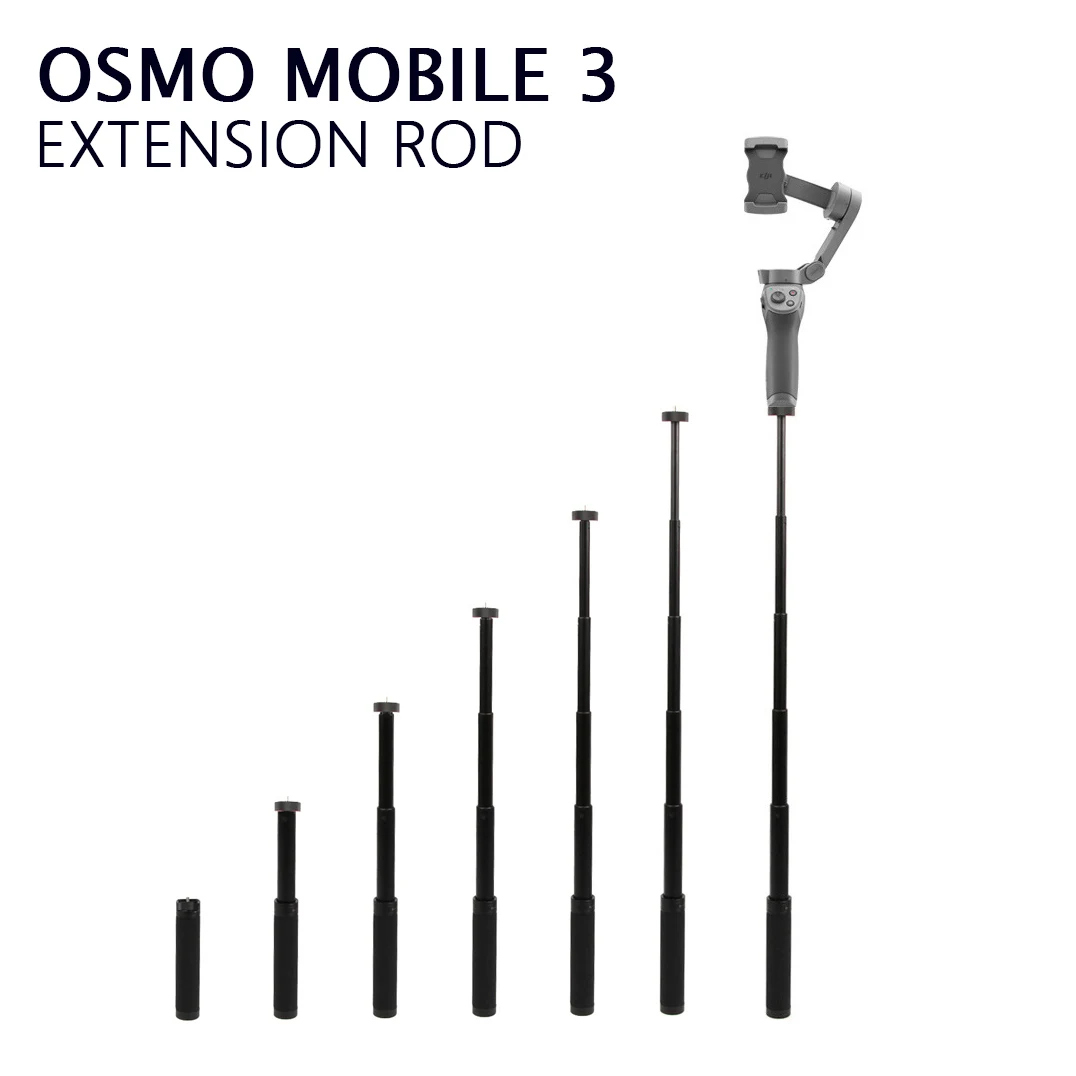 

OSMO Mobile 3 Selfie Stick Extension Reach Rod Adjustable Extension Bracket For DJI OSMO Mobile 2/ Mobile 3 Gimbal Accessories