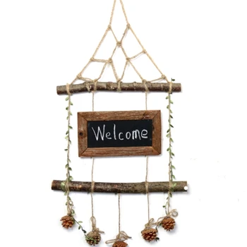 

High Quanlity-Welcome Door Plaque Hanging Decor Plaque Sign House Porch Decor Gift Welcome Wooden Plaque Bar Shop Restaurant Doo