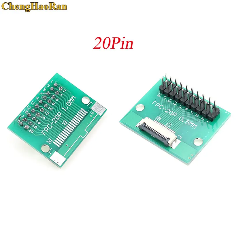 10 Cartes Adaptateurs FPC-24P – Pas Multiple 0,5mm/1,0mm – Pour Tests écrans LCD