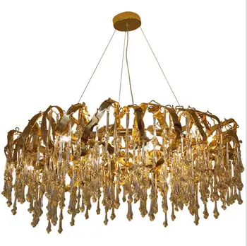 

Post-modern artistic creativity kelp designer clothing store hotel reception hall restaurant cafe club chandelier crystal