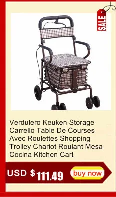 La Compra Pieghevole Carrito De Carro Storage Table Shopping Trolley Mesa Cocina Carrello Cucina Chariot Roulant Kitchen Cart