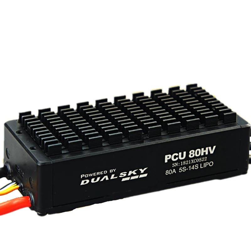 

DualSky PCU80HV PCU120HV 80A 120A HV бесщеточный ESC для многовинтового двигателя UAV RC Drone