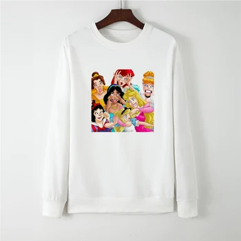 

Hip Hop Round Collar Hoodies Kpop Gothic Oversize Sweatshirt Long Sleeve VOGUE Autumn Winter bluza damska Cute Sportswear