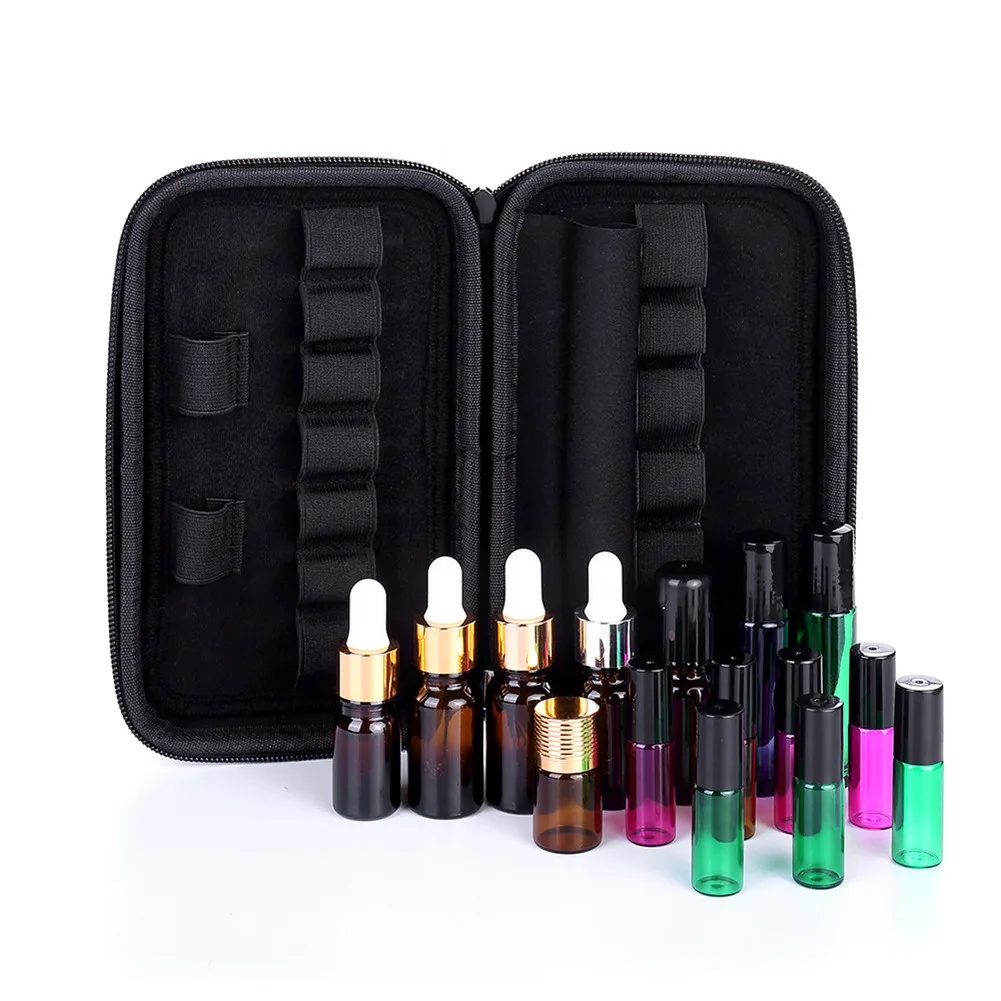 1 шт. чехол для эфирного масла 9/7 бутылок 5ML10ML парфюмерное масло, эфирное масло коробка для путешествий портативный держатель для переноски полированный ноготь хранилище сумка