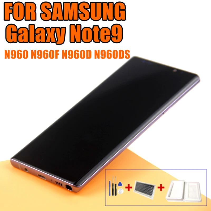 LCD For N960 N960F N960D N960DS For Samsung Galaxy Note 9 Touch Screen LCD Display Digitizer Assembly with Frame