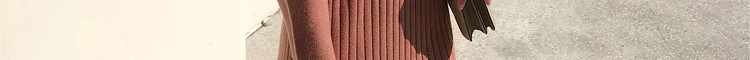 Woherb Новые Теплые платья осень зима длинный свитер вязаное платье женские свободные макси платья тонкое приталенное платье Элегантное корейское