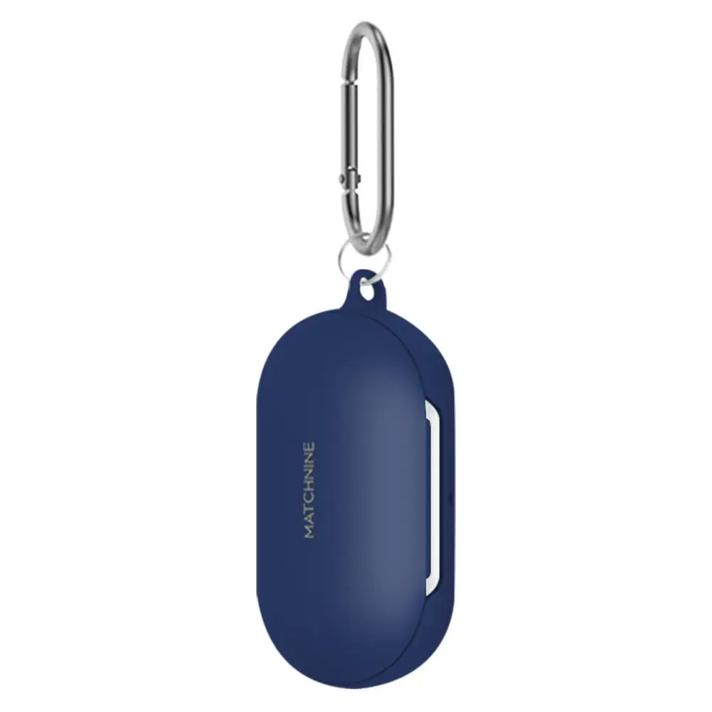 Navy Blue Силиконовый флип-чехол для наушников, водонепроницаемый защитный чехол с карабином для samsung Galaxy Buds - Цвет: Navy Blue