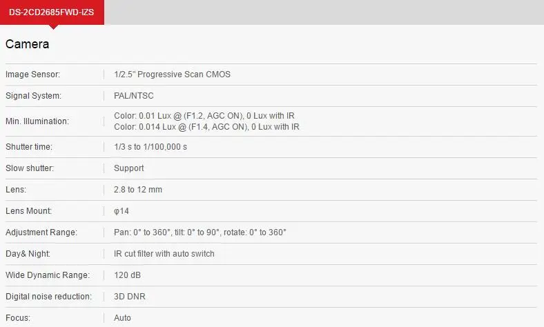 Hikvision оригинальная DS-2CD2685FWD-IZS пуля камера 8MP видеокамера POE CCTV 50 м IR диапазон IP67 IK10 H.265+ 2,8-12 мм зум