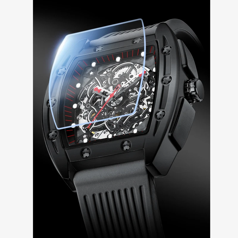 AILANG Gréngt Gummiband Automatesch Mechanesch Luxus Männer Waasserdicht Casual Militär Sport Auer_voghion.com