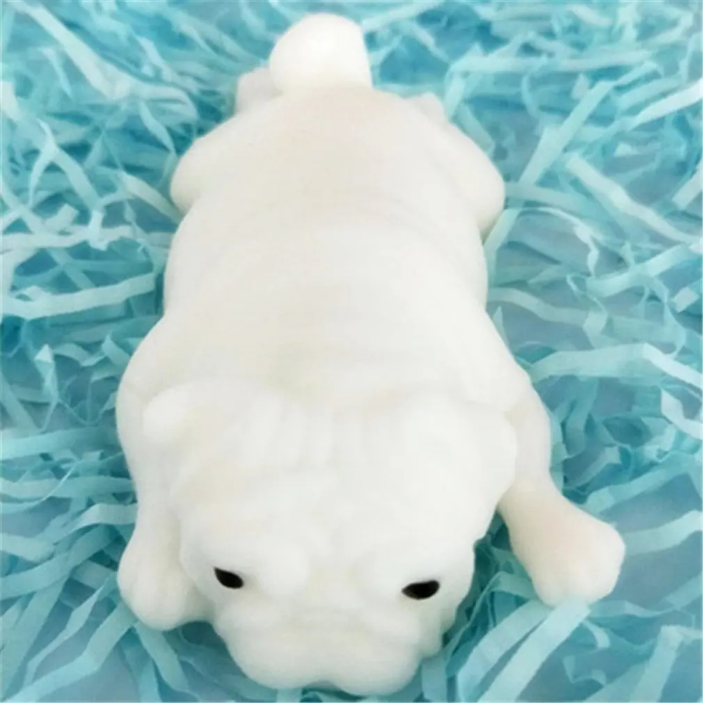 

Cute Stress Relief Pet Dog Novetly Squeeze Ball Hand Wrist Exercise Antistress Slime Pet Dog Toy Funny Gadgets Toys