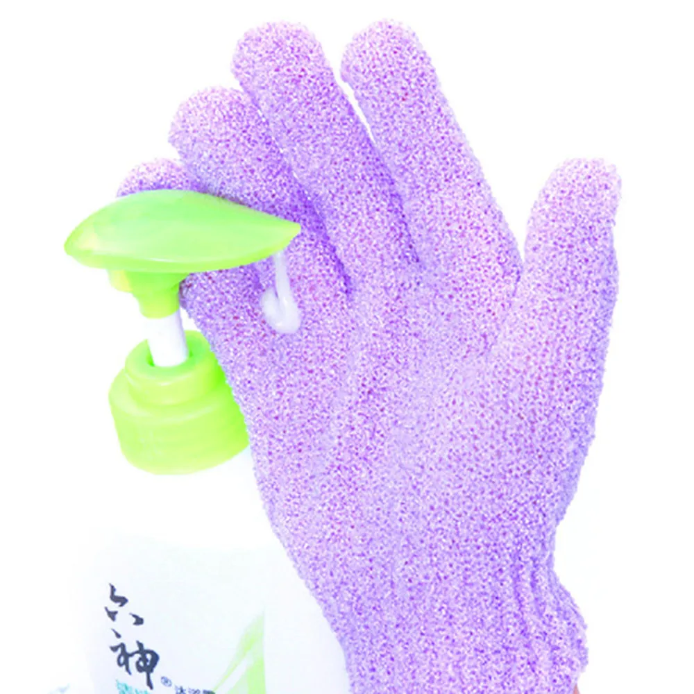 Ванна для пилинга Exfoliating перчатки для душа с эффектом потертости; перчатки сопротивления массаж тела губка для мытья кожи увлажнение, спа пены