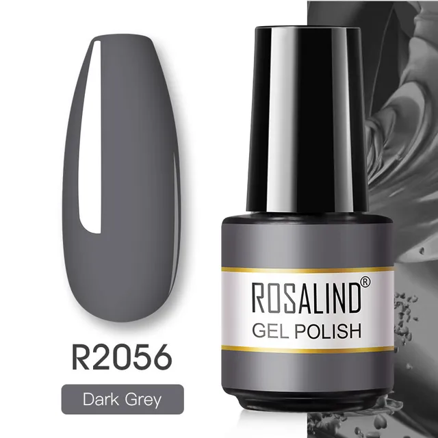 ROSALIND Gel Nail Polish Glitter Gel For Manicure Art Semi Permanent Hybrid Varnish Need UV LED Base Top Coat Nail Polish RAR2056