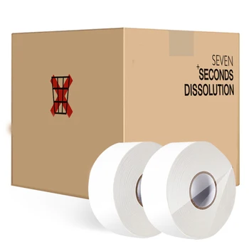 

1 Roll Of Soluble Big Paper Towel Toilet Paper Smooth Soft Skin-friendly Natural Pure Suitable For Family Bathroom Hotel BV789