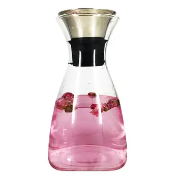 

1PC 1000/1500ml Teapot Heat Resistant Jug Anti Side Leakage Teapot Triangle Cold Water Juice Jug For Home Kitchen