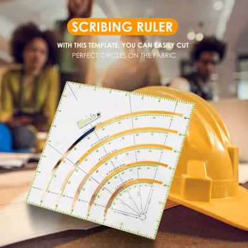 

Household Woodworking Accessaries Acrylic Drawing Ruler Sewing Measuring Patchwork Yardstick Ruler School Supplies