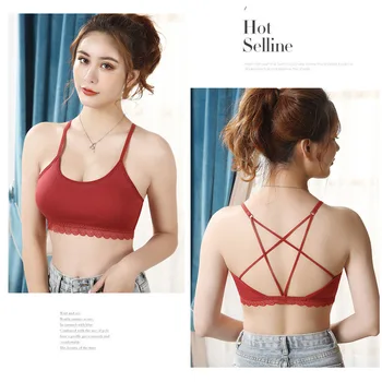 

Summer Women's Short Section Wrapped Chest Tube Top Underwear Beauty Back Sexy Camisole Bottoming Bra Anti-lighting Parachute