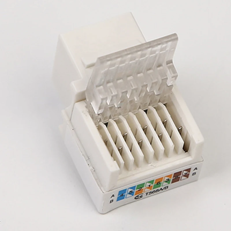 10 шт. CAT5E UTP сетевой модуль RJ45 разъем информационный компьютерная Розетка Кабель