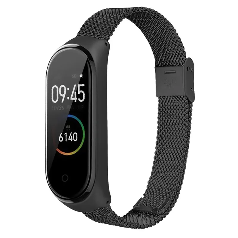 

HIPERDEAL Smart Accessories Metal Wrist Strap For Xiaomi Mi Band 4 Stainless Steel Milanese Luxury Ultrathin Wristband Strap