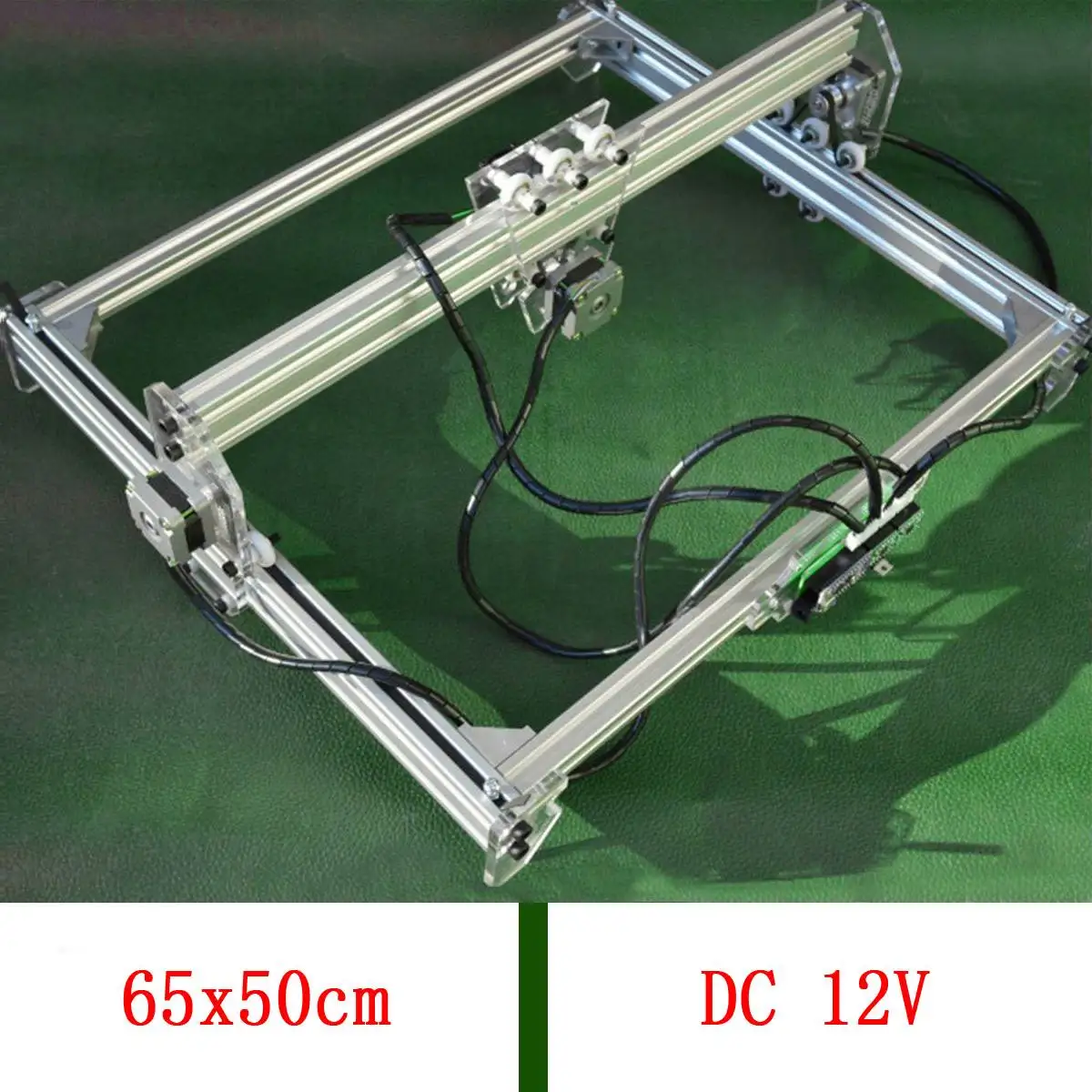 WOLIKE 65x50cm 500mw DC 12V Laser Engraving Cutting Machine DIY Engraver Desktop CNC 2Axis Wood Router/Cutter/Printer
